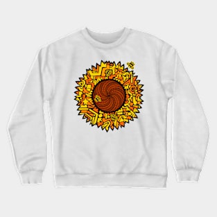 Sunflower and Bees Crewneck Sweatshirt